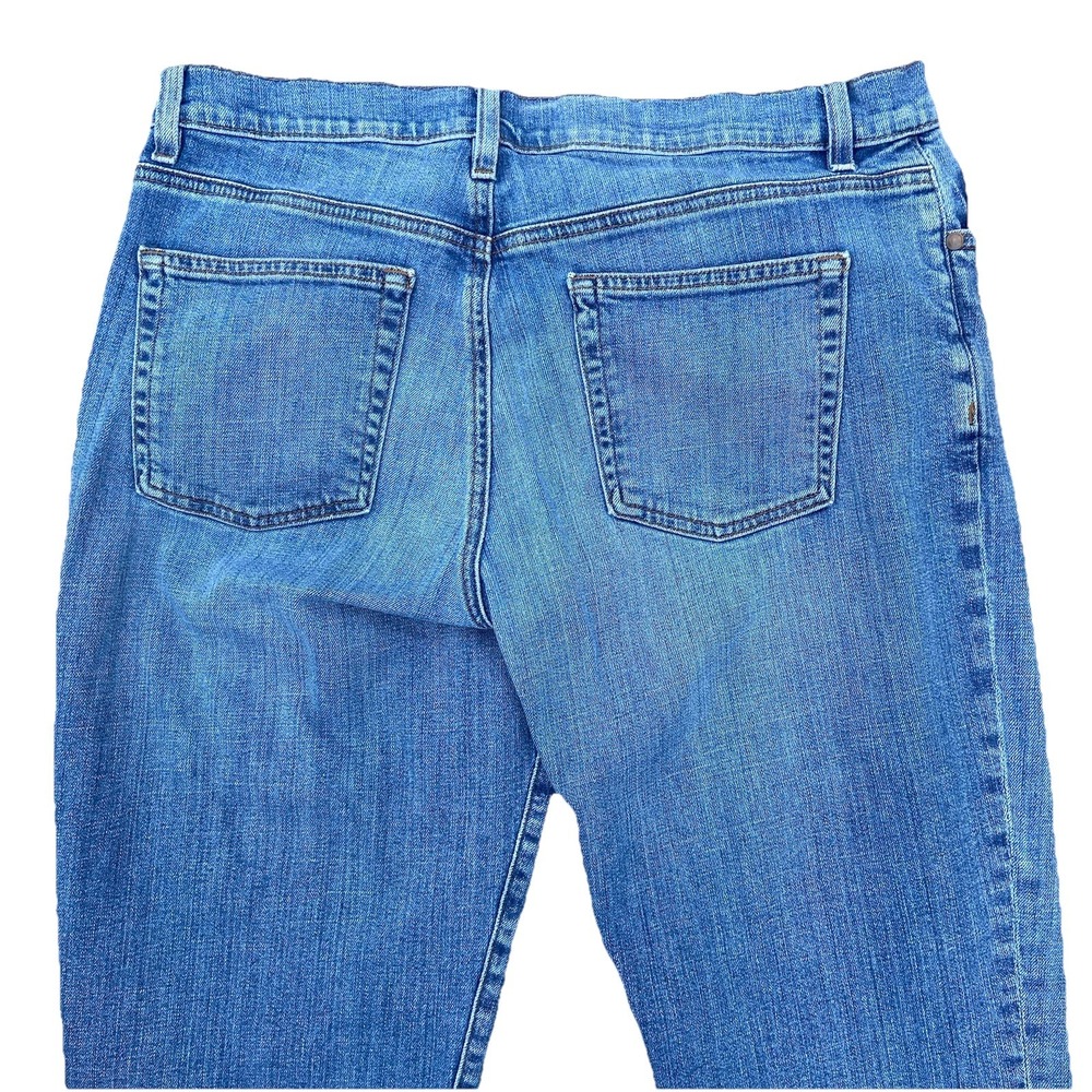 Eileen Fisher Jeans Size 10/32x28 Woman's Organic Cotton‎ Stretch Mid Rise - Picture 8 of 9